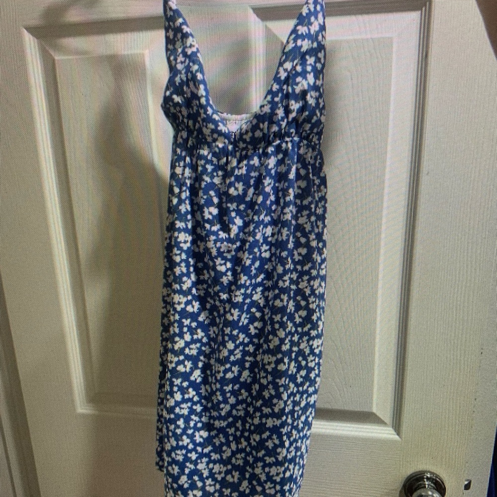 Blue Floral Dress